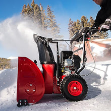 PowerSmart Self-Propelled 2-Stage Gas Snow Blower 24-inch 212cc Engine with Electric Start, Reinforced Steel Housing
