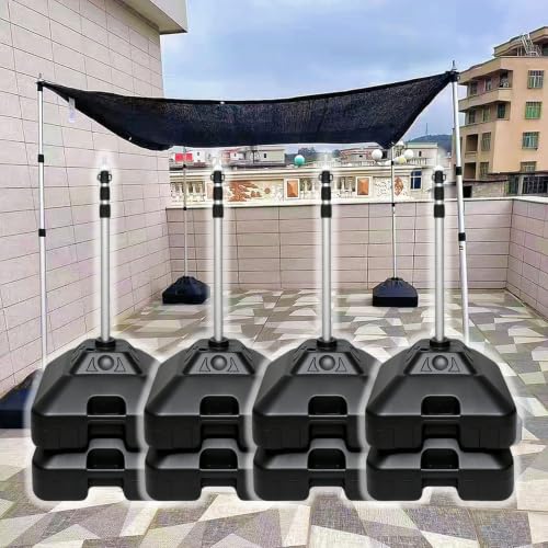YXXSDP Portable Shade Sail Pole System, 60kg/132lbs Stretchable Canopy Pole