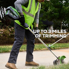 Greenworks 82V 8 in Cordless Electric Lawn Edger, 4.0 Ah Battery, Charger