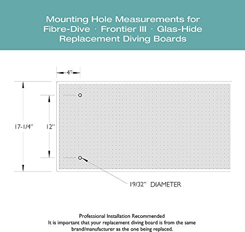 S.R. Smith Frontier III Replacement Diving Board 10-Feet Taupe