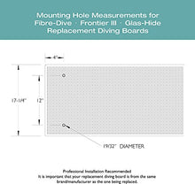 S.R. Smith 66-209-598S24 Frontier III Replacement Diving Board, 8-Feet, Gray Granite