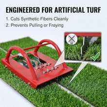 Walk-Behind Turf Trimmer for Artificial Grass with Direction Marking,Adjustable Cutting Width,Replaceable Blades