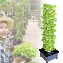 ZXSYYDS Hydroponic Tower,Hydroponic Growing Sytem Kits,45 Holes Vertical Aeroponic Tower Garden,Gardening Indoor Grow System, for Fresh Herb Garden, Fruits, Plant Tower, Vegetable