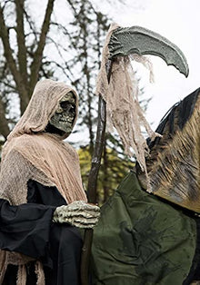 Seasonal Visions Animated Reaper's Ride Prop Brown