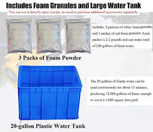 USPOINT Party Foam Machine with Foam Cannon and Water Tank Yellow