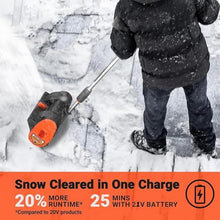 UILMLIO Cordless Snow Blowers, Electric Snow Sweeper with 2 Batteries, Adjustable Handle, Battery Powered Snow Shovel, Small Hand Push Snow Removal