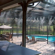 High Pressure Misting System 1500 PSI - Patio Misting System | Restaurant Misting System | Industrial Misting System | with Stainless Steel Misting Nozzles | Flexible (40 Feet - 10 Nozzles)
