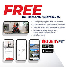 Sunny Health & Fitness Elite Recumbent Cross Trainer & Elliptical Machine Grey