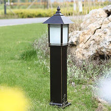 KADELONG External Waterproof Lawn Lights E27 Outdoor Floor Mount Lighting Fixture Villa Garden Waterproof Path Lights Outdoor Landscape Porch Patio Waterproof Yard Lamps H31.52in,Chandelier Lighting
