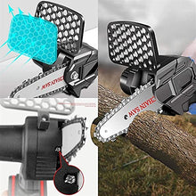 Mini Chainsaw Cordless 4Inch 21V Powerful Electric Chainsaw with Battery | Handheld Lightweight Mini Chainsaw for Garden Bush Branch Pruning Wood Cutting (Size : 10000mAh) ()