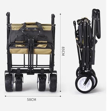 Camping Handcart, Outdoor Camping Folding Garden Wagon Cart for Beach Festival