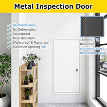 MZZKFC Metal Inspection Door Open 90°, Ceiling Trap Door with Lock & Key & Soundproofing Strip, Indoor/Outdoor Paintable Wall Hole Cover Plate Easy Install(26x32in(WxH))