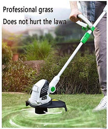 JOMRTS Rotary Mowers Electric Lawn Mower, 550W Small Household Weeder, Multi-Function Lawn Trimmer 360 ° Without Dead Angle,Handh.