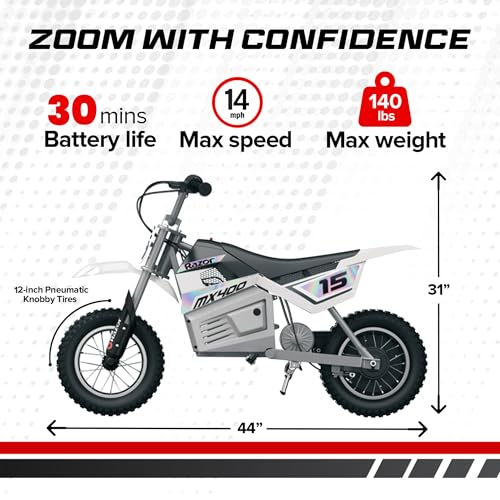 Razor MX400 Dirt Rocket Electric Motocross Motorcycle Green