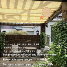 XBTGS Retractable Wave Canopy Pergola Cover for Garden Backyard Deck Sun Shade Sail with Trellis Outdoor Shade Canopy,W0.8*L3m/W2.62*L9.84ft,W0.8*L3m/W2.62*L9.84ft