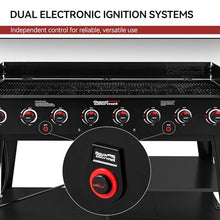 Grills House GB8003 Large Event 8-Burner Gas Grill Black