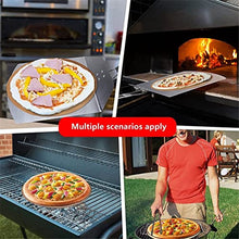 HUSHHAAMPP Pizza Stone Set 13 Pizza Stone for Grill and Oven with Foldable Metal Pizza Peel and Accessories Set