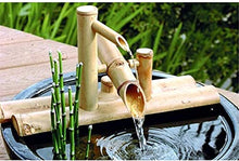EliteBloom Outdoorese Garden Feature,Garden Decoration,Bamboo Fountain Decor,Water Spout with Pump, Waterfall (50Cm)