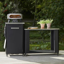 Cozze Outdoor Kitchen Table | 110 cm Tall | Stainless Steel Worktop