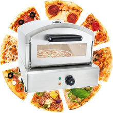 12 Electric/Propane Gas Outdoor Pizza Oven, Portable Appliance for all Outdoor Kitchens, with Temperature Detector & Visual Glass,220V