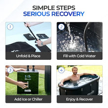 Nuvio Long Recovery Pod - 120 Gallon Ice Bath Cold Plunge Tub (Standard)