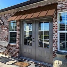 Awntech Houstonian Open-Side Fixed Awning, 68" W x24 H x 36''D, Copper