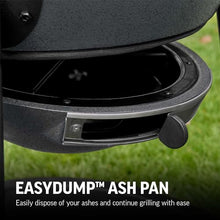Char-Griller AKORN 20-Inch Kamado Charcoal Grill and Smoker, Triple-Wall Insulated Steel with Cast Iron Grates, Warming Rack and EasyDump Ash Pan, 445 Sq. In. Cooking Area, Graphite