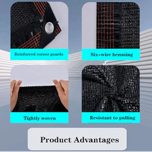 Hxli Shade Fabric Sun Shade Cloth with Reinforced Grommets, Outdoor Patio Covers for Shade Shading Rate 90%, Pergola Shade Cover