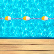 Swimming Pool Safety Rope with Stainless Steel Hooks,Heavy-Duty Lane Division Markers with Floating Buoys Safety Float Line Section Off Hazardous Areas, Dividing Lanes, Caution Help,43ft/13.1m