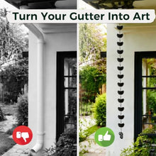 WAHHWF Rain Chain for Gutters, Decorating Downspout Alternative
