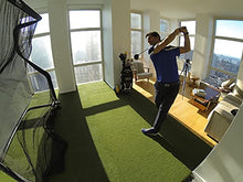 Real Feel Golf Mats Country Club Elite 4'X6' Golf Hitting Mat | Heavy Duty Commercial Practice Mat | Indoor/Outdoor