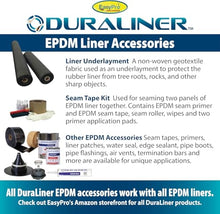 EasyPro RPL105 DuraLiner 10' x 50' 45mil EPDM Rubber Pond Liner Roll