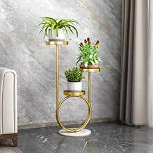 TBLOTYD 3 Tier Plant Stand Tall Metal Potted Holder Rack, Indoor Outdoor Multiple Flower Pot Shelf Rustproof Iron Garden Container for Garden Patio Living Room Corner B