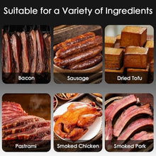 TECHTONGDA Electric Smoker 25.4 Gallon Digital Vertical Meat Smoker 12Hour Sausage Smoke Oven 5 Detachable Racks 95-248℉
