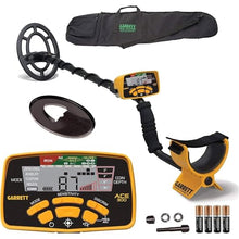 Garrett ACE 300 Metal Detector Bundle – Made in the USA - Digital Target ID, Iron Resolution, Adjustable Frequency, Includes Carry Bag & Searchcoil Cover