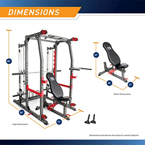 Marcy Pro Smith Total Body Home Gym System Grey