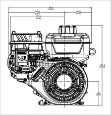 Briggs & Stratton 10V337-0021-F1 Vanguard 5 HP 169cc Horizontal Shaft Engine