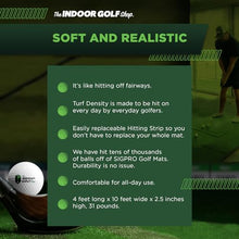The Indoor Golf Shop SIGPRO Softy Golf Mat - 4' x 7' - Made in USA
