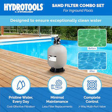 SWIMLINE Pool Sand Filter Combo Set with Stand & Valve, 31 in, 500 Lb Sand