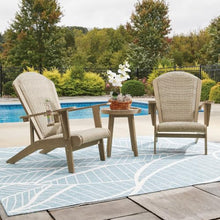 Signature Design by Ashley 1-Piece Wicker Adirondack Chair, Beige