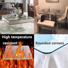 SXKJQER Square Glass Dining Table Top, Tempered Glass Kitchen Table Top Set for 4-6, Clear Square Dining Table Top, Long Lasting Clear Glass, Heat-Strengthened Glass, for Restaurant Table(100x100cm)