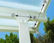 Palram - Canopia Feria 13' x 14' Patio Cover Canopy Awning, White/Clear