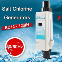 MECUTP Saltwater Chlorinator, Automatic Cleaning Water Pool Chlorinator