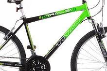 Titan Trail 21-Speed Suspension Men's Mountain Bike 18-Inch Frame Green/Black