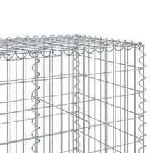 Large Collapsible Gabion Basket for Outdoor Garden & Landscaping, Heavy Duty Galvanized Steel Wire Mesh with Easy Assembly, Rust Resistant Stone Planter Box for Patio Retaining Wall Decoration