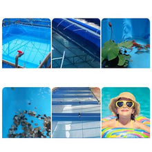 Pool Above Ground, Round Canvas Fish Pond with Plastic Bracket Outdoor Move Water Reservoir Fold PVC Aquarium Breeding Pond, Diameter X Height (Color : Blue, Size : 2.5x1.2m)