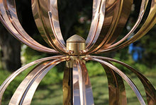 Stanwood Wind Sculpture Kinetic Copper Dual Spinner Dancing Octopus