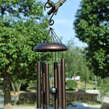 CARUTU Large Wind Chimes, Memorial Wind Chimes Outdoor with 6 Heavy Tubes Soothing Melody Wind Chimes, Wind Chimes for Household, Restaurant, Cafe, Bar, FEDRUI11