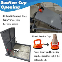 Seamless Crawl Space Floor Cellar Doors, Access Panel Heavy Duty