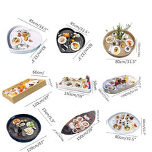 Floating Tray Wood Ratten Floating Pool Tray Stylish Breakfast Food Serving Tray on The Water for Swimming Pool Party,Wood